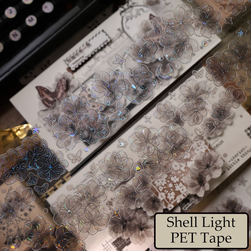 Flower of the Shadow Die-Cutting Washi Tape - Sample 100cm