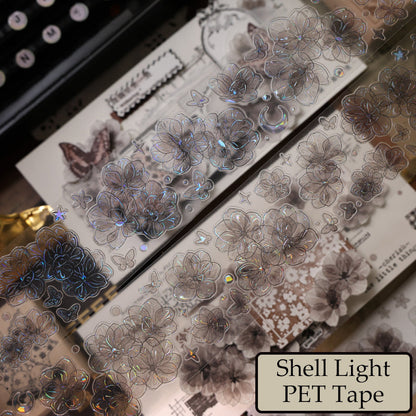 Flower of the Shadow Die-Cutting Washi Tape - Sample 100cm