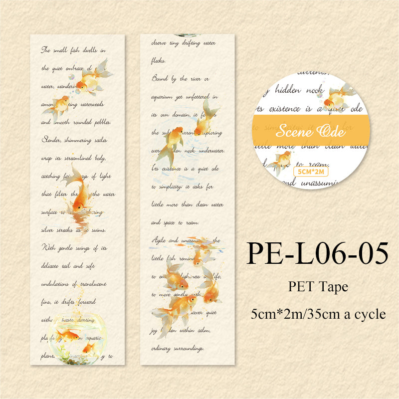 Landscape Poetry Series PET Tape