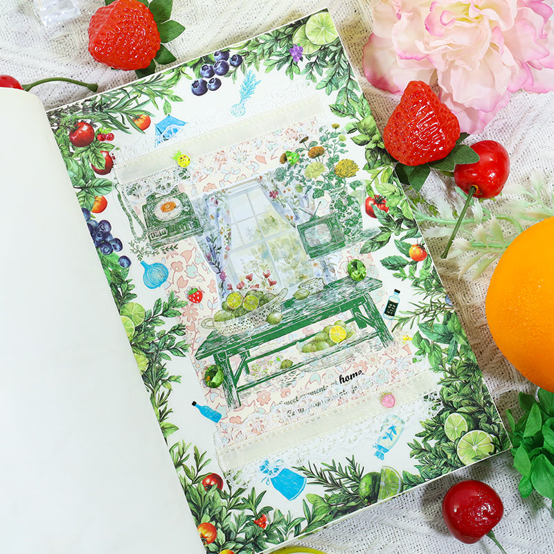 Vintage home furnishings Washi Tape featuring vintage, and home designs for journaling, scrapbooking and collage