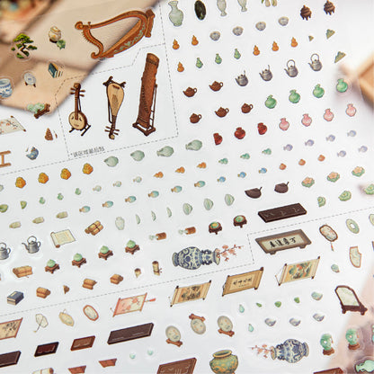 Museum Hall Knowledge Series 3D Sticker for journaling, scrapbooking and collage
