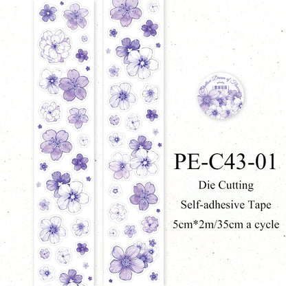 Gleaming Dream Series Die Cutting Self-adhesive Tape