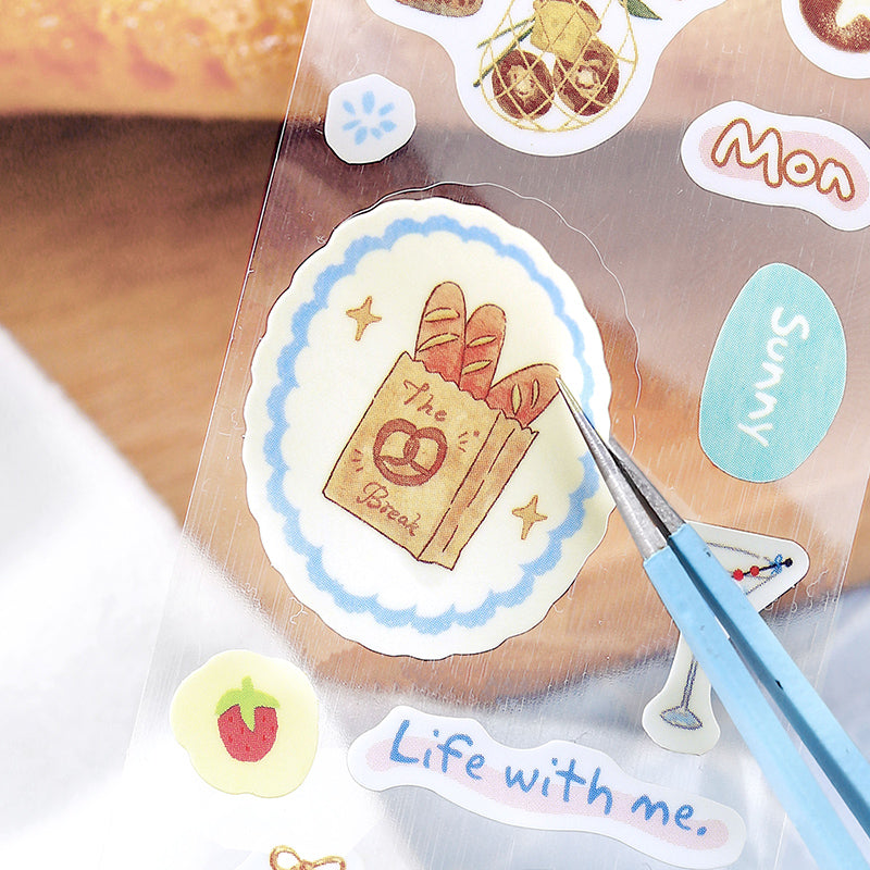 Healing Checklist Series Die Cutting Self-adhesive Tape featuring check designs for journaling, scrapbooking and collage