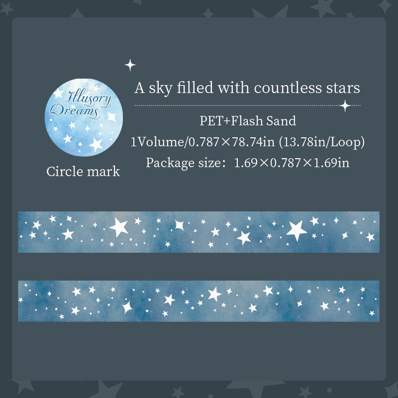 Illusion Dream Series Flash PET Tape