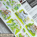 Whole Roll 7.5cm*5m Spring Secret Garden Die Cutting Washi/PET Tape