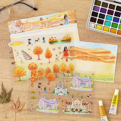 Flower Garden Tour Sticker Book