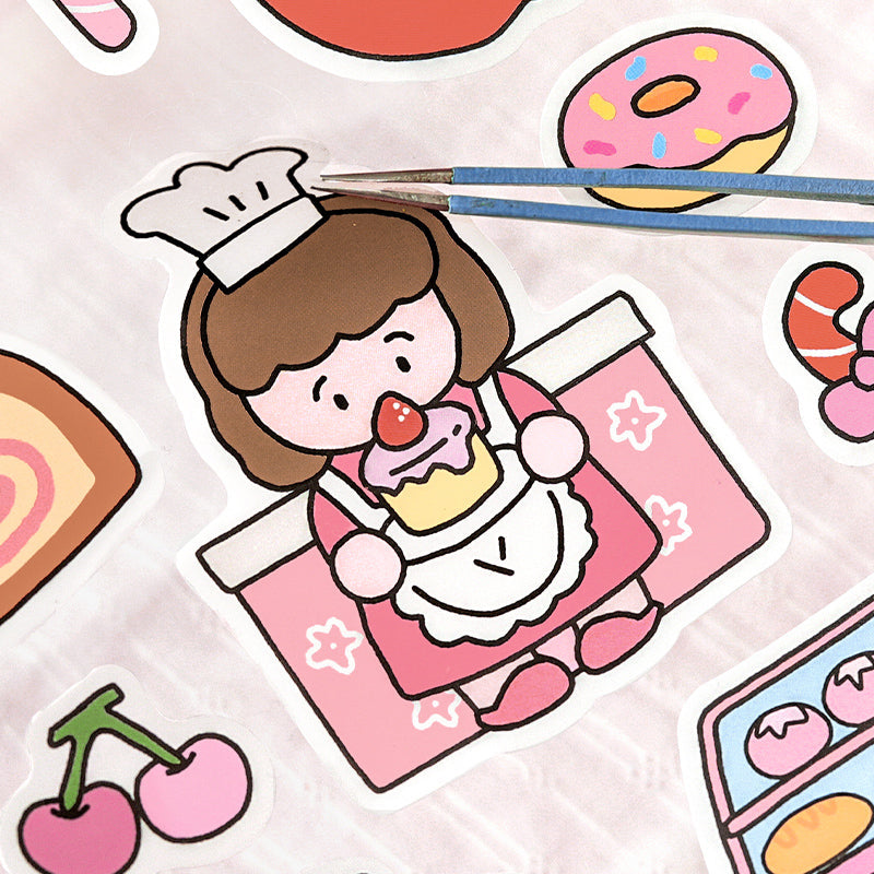 Warmth Tranquility Time Series Sticker for journaling, scrapbooking and collage