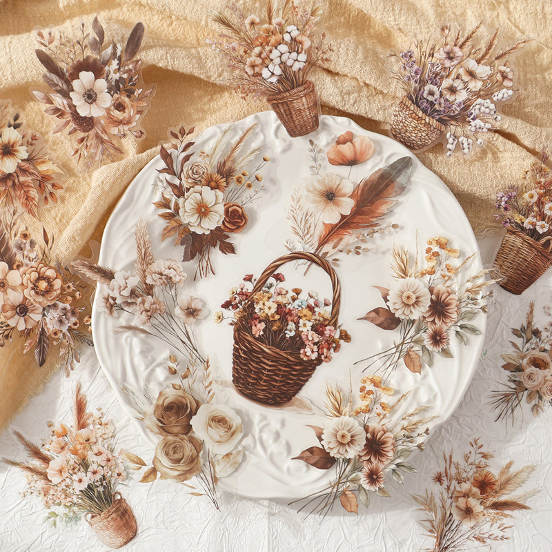 Retro Floral Sticker