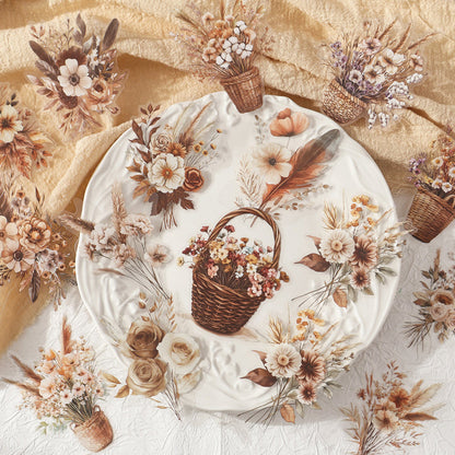 Retro Floral Sticker