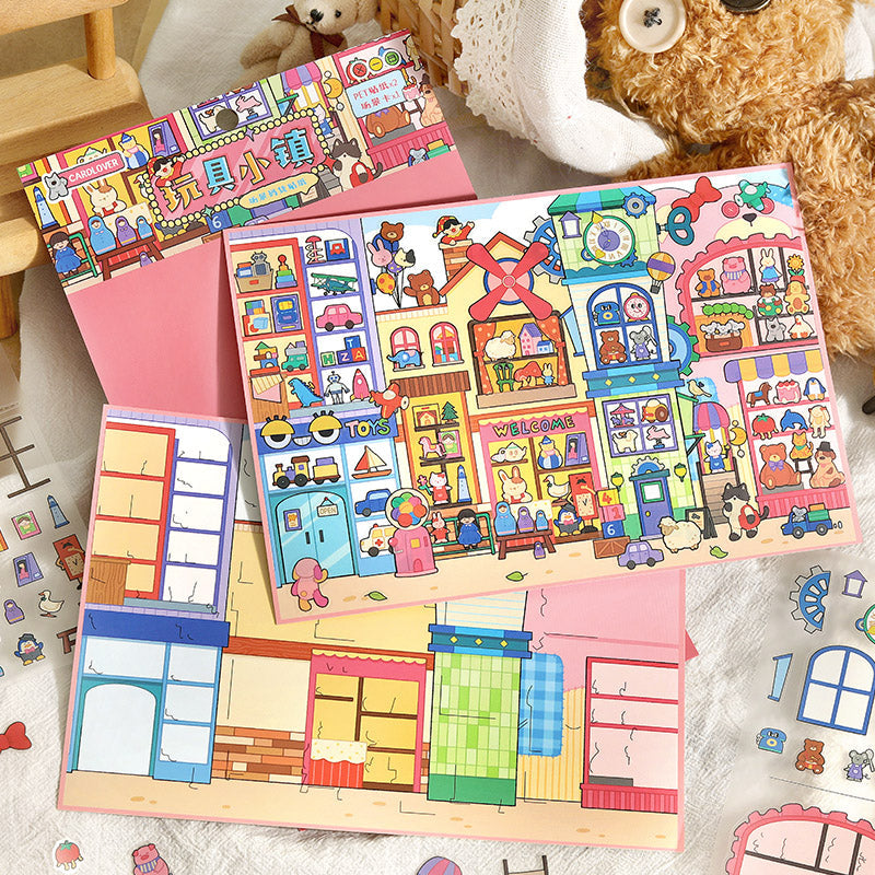 Fantasy World Park Series 3D Sticker featuring fantasy designs for journaling, scrapbooking and collage