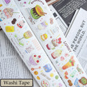 Whole Roll 5cm*5m Sweet Afternoon Die Cutting Washi/PET/Fog PET Tape