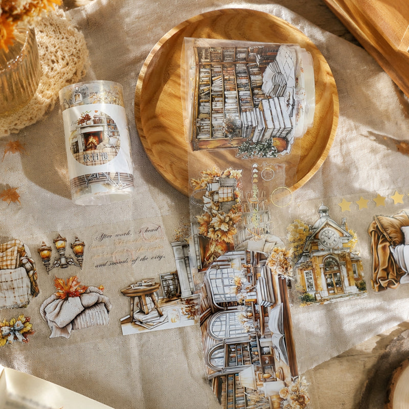 Leisurely Autumn Day Die Cutting PET Tape