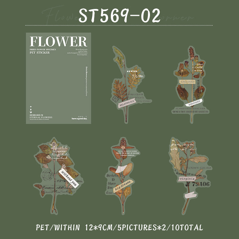 Flower at the corner Sticker