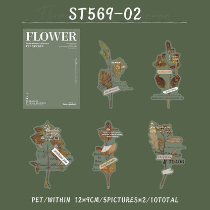 Flower at the corner Sticker