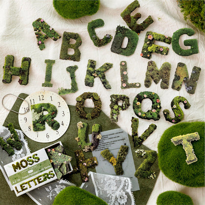 Forest Alphabet Guide Series Sticker featuring forest designs for journaling, scrapbooking and collage