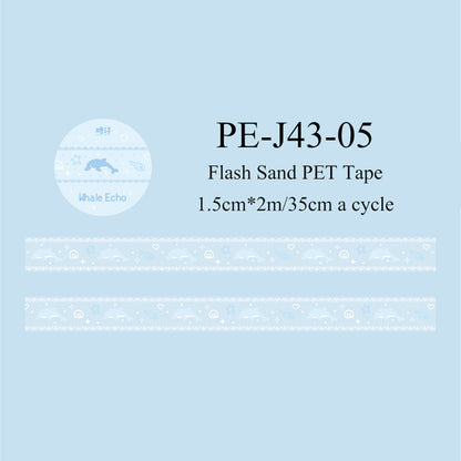 Pixel Garden Series Flash Sand PET Tape