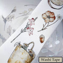 Whole Roll 6cm*10m Small Things Notes Die Cutting Washi/PET/Fog PET Tape
