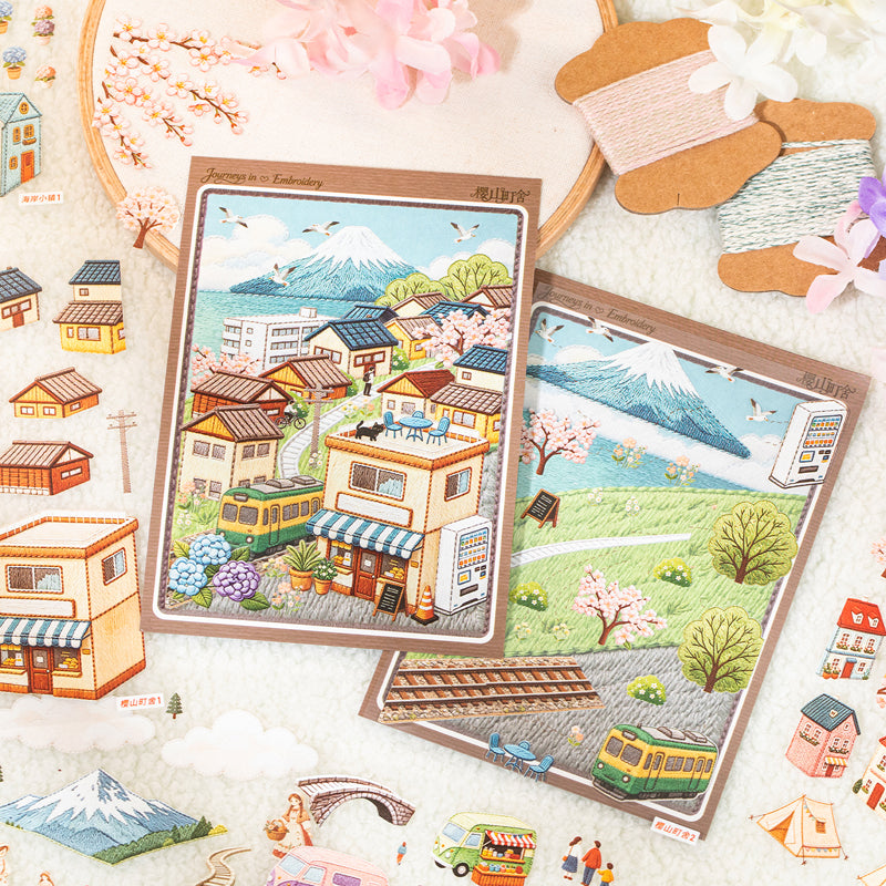 Local Attractions 3D Sticker Book featuring book designs for journaling, scrapbooking and collage
