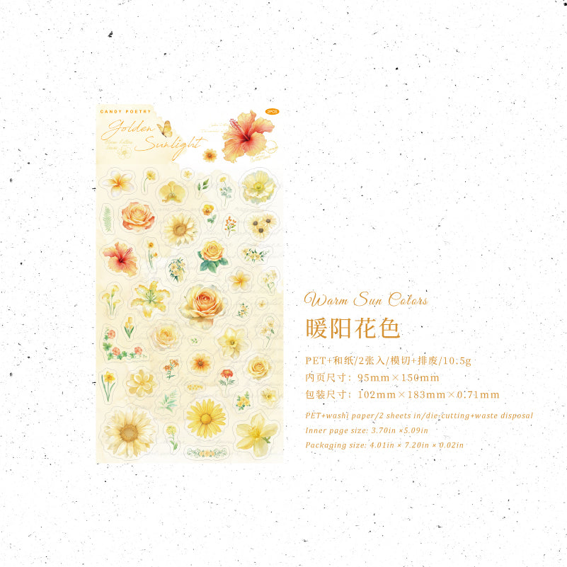Flower Letter Series Sticker