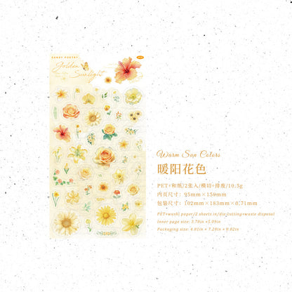 Flower Letter Series Sticker
