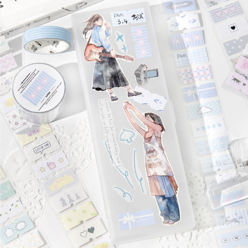 Showa Monologue series Die Cutting Writing Paper Tape for journaling, scrapbooking and collage