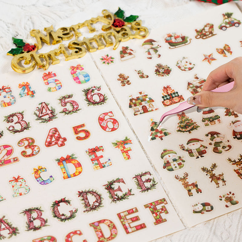 Christmas Wish Granting Series Sticker for journaling, scrapbooking and collage