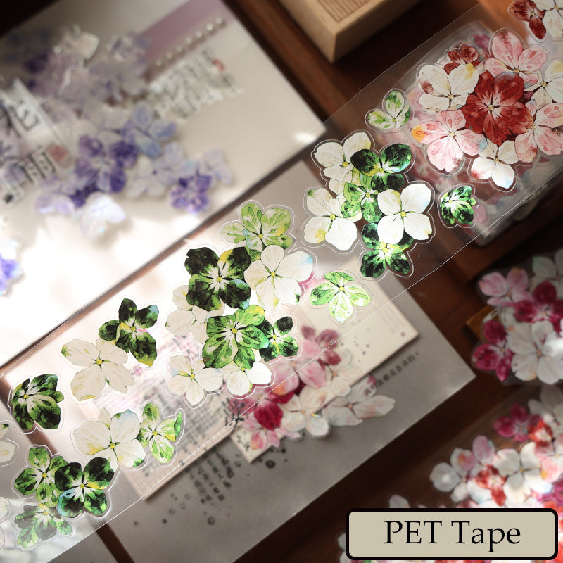 Starry Flower Sea Die-Cutting Washi Tape - Whole Roll 5cm×6m