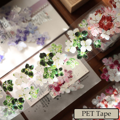 Starry Flower Sea Die-Cutting Washi Tape - Whole Roll 5cm×6m