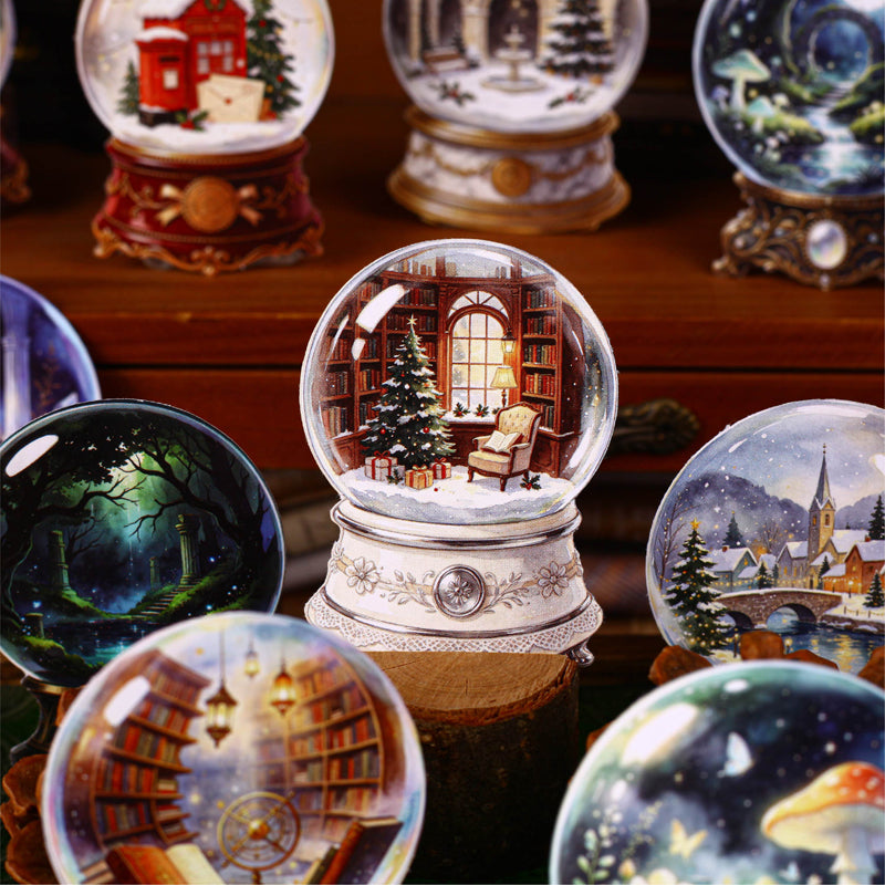 Phantom Crystal Wonders Series Sticker featuring crystal designs for journaling, scrapbooking and collage