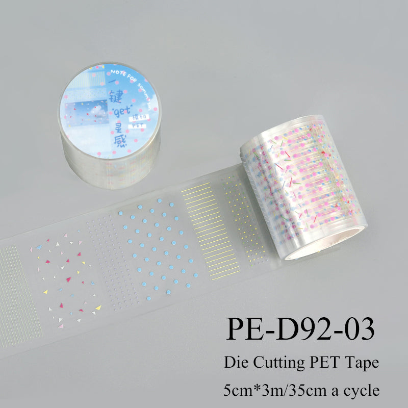 Derive inspiration series Die Cutting PET Tape