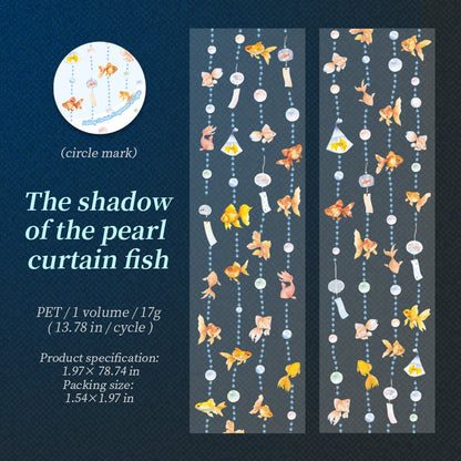 Curtain Fragmented Light Series PET Tape