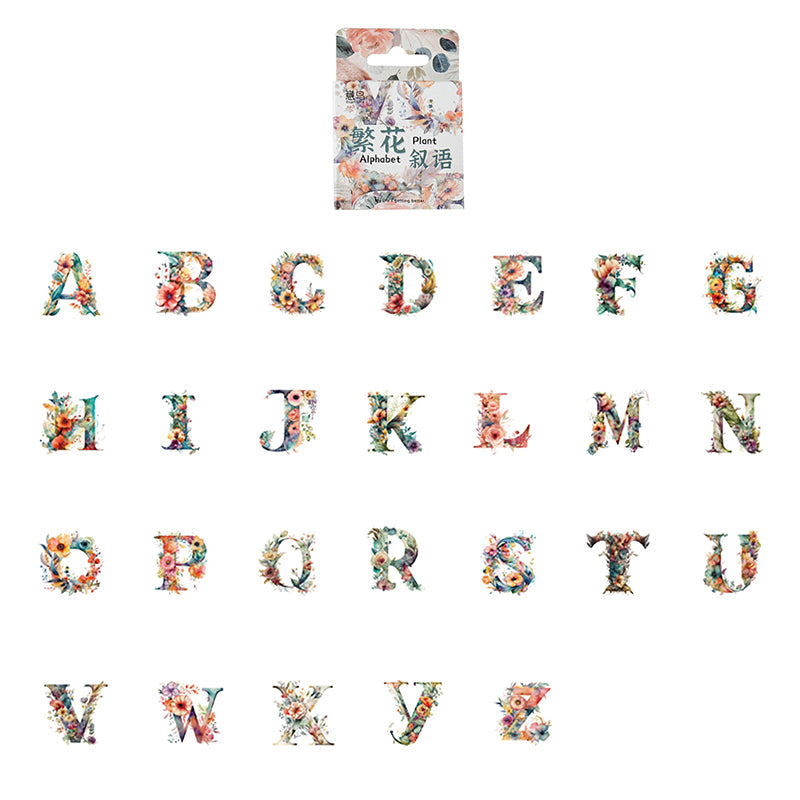 Colorful flower talk Sticker