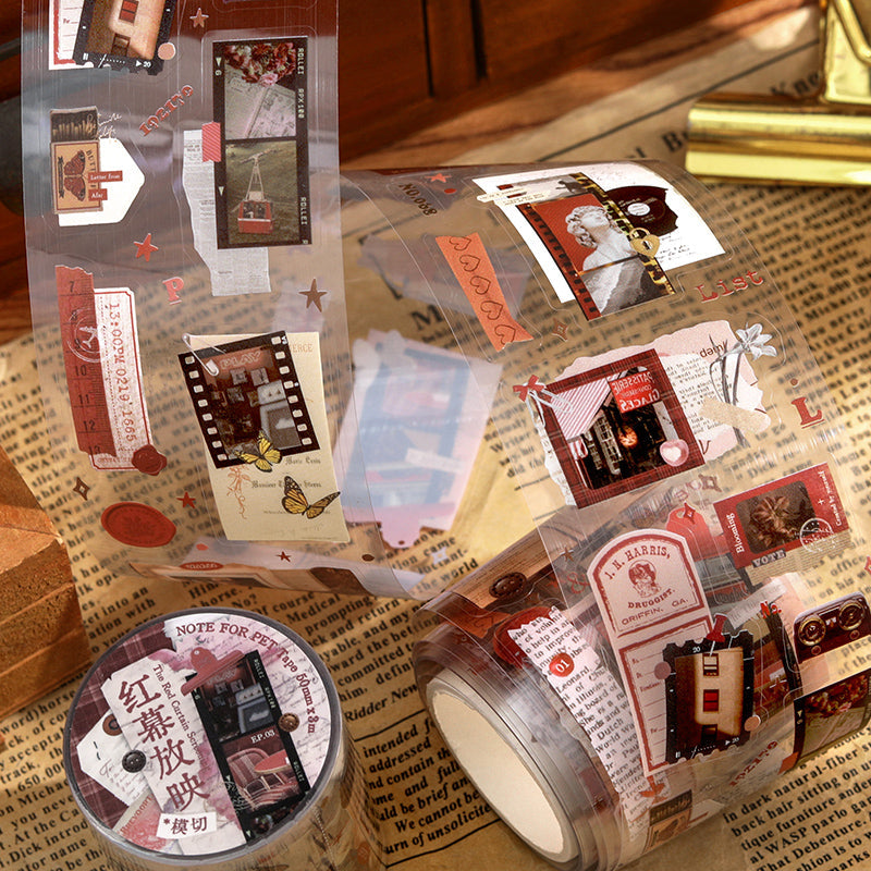 Film photography series Die Cutting PET Tape for journaling, scrapbooking and collage