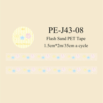Pixel Garden Series Flash Sand PET Tape