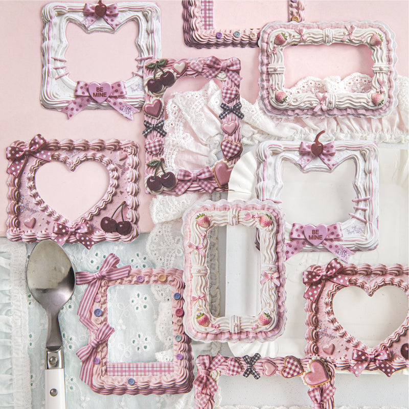 Cream Dream Series Sticker featuring dream, and cream designs for journaling, scrapbooking and collage