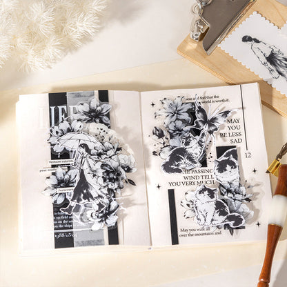 Dash Of Ink Series Sticker for journaling, scrapbooking and collage