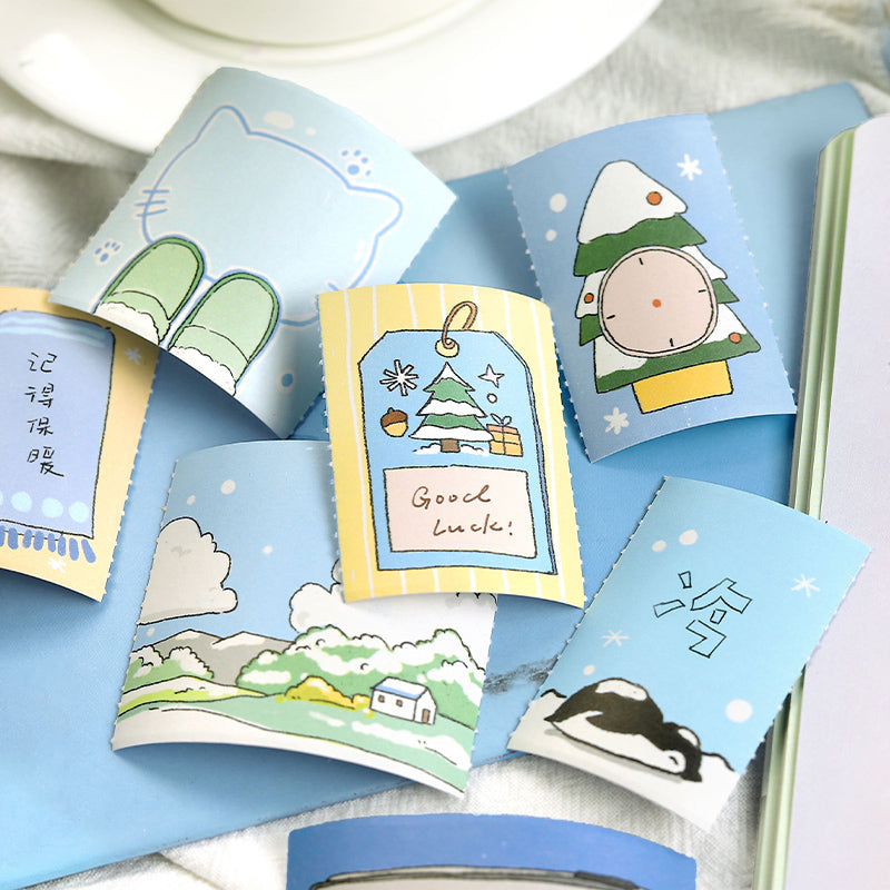Seasonal Tales Series Die Cutting Writing Paper Tape