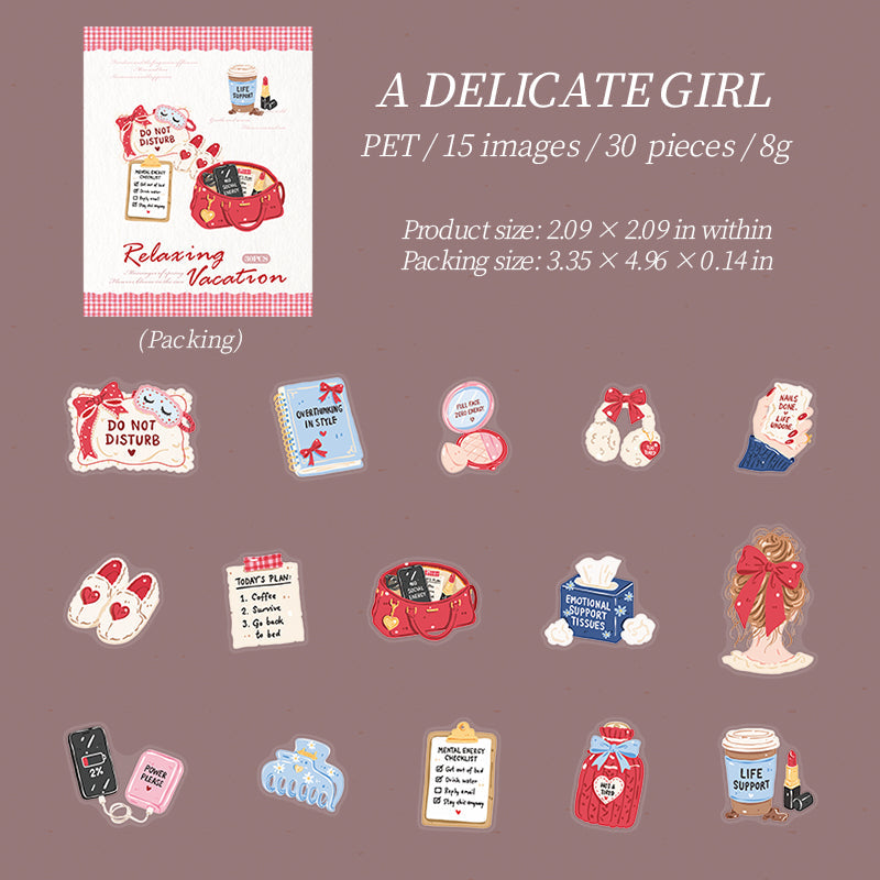 Relaxing Vacation Series Sticker