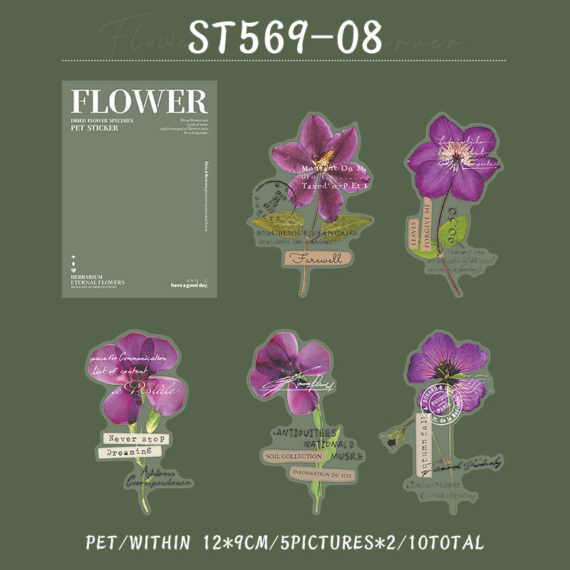Flower at the corner Sticker