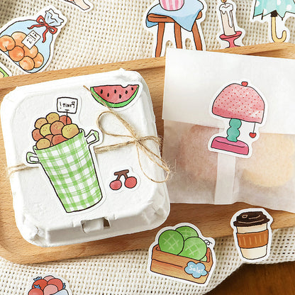 Happy Wanderer Chronicles Series Sticker for journaling, scrapbooking and collage