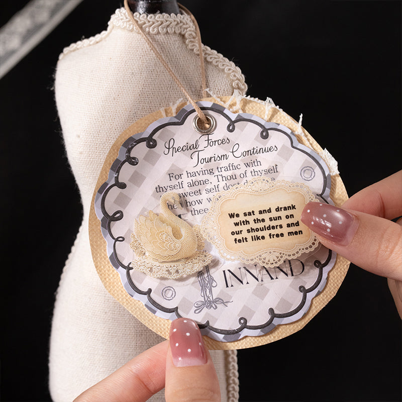 Silk Memory Series Sticker Book featuring book designs for journaling, scrapbooking and collage