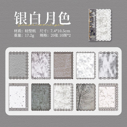Lace Healing Material Paper