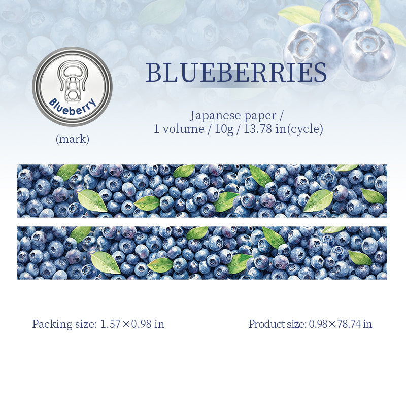 Fruit Canned Food Series Washi Tape