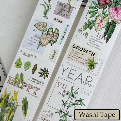 5cm*150cm Maintain Enthusiasm Die Cutting Washi/PET/Fog PET Tape