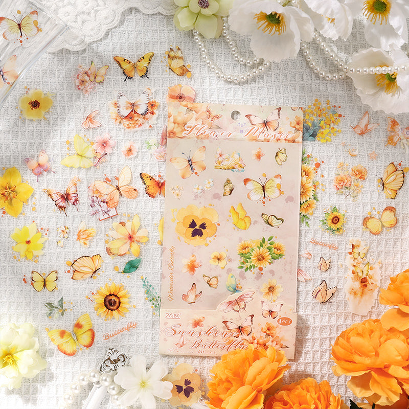 Flower Blossom Movement Sticker