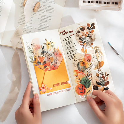 Misty flower stem Sticker