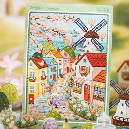 Local Attractions 3D Sticker Book featuring book designs for journaling, scrapbooking and collage