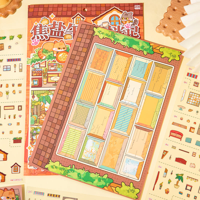 Secret Realm Series 3D Sticker featuring secret designs for journaling, scrapbooking and collage