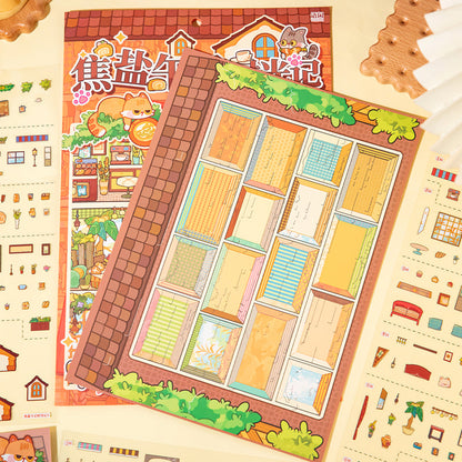 Secret Realm Series 3D Sticker featuring secret designs for journaling, scrapbooking and collage