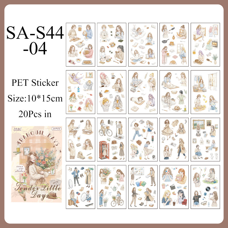 Continuous Time Series Sticker Book
